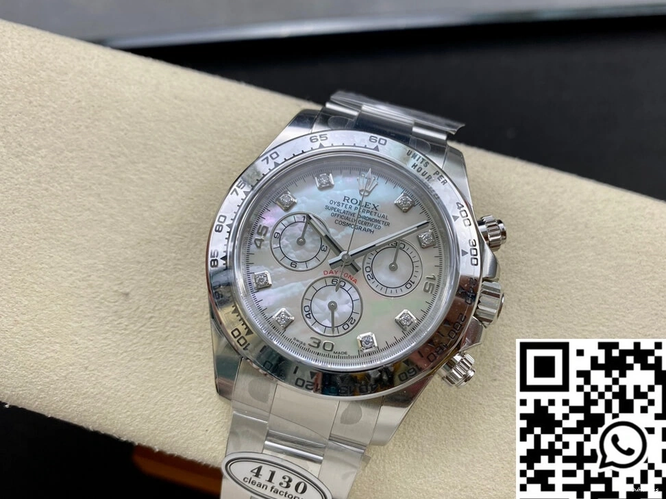 Cosmograph Factory Clean 1112 M116509-0064 Mother-of-pearl Daytona Rolex Dial FashionForward 0719